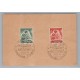 ALEMANIA OCCIDENTAL BERLIN 1951 TARJETA CON MATASELLO ESPECIAL PRIMER DIA DE EMAISION RARA 130 EUROS